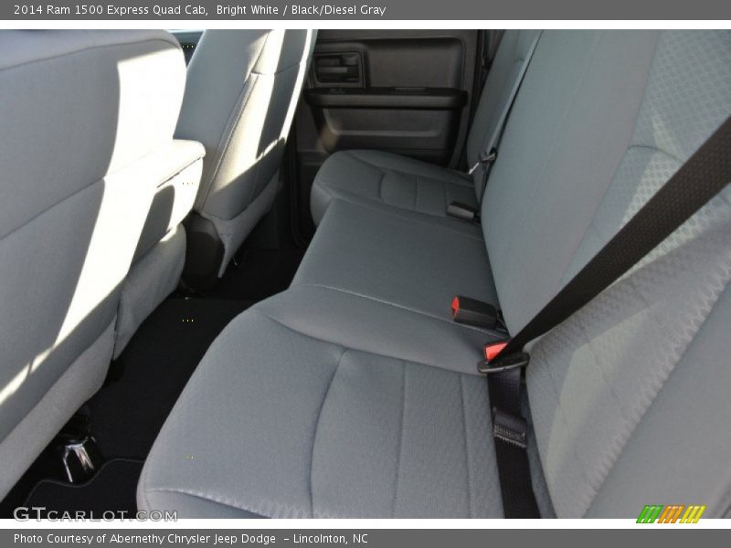Bright White / Black/Diesel Gray 2014 Ram 1500 Express Quad Cab