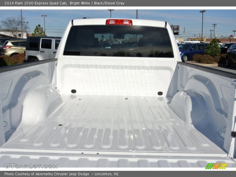 Bright White / Black/Diesel Gray 2014 Ram 1500 Express Quad Cab