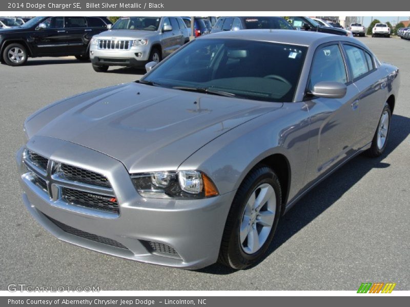 Billet Silver Metallic / Black 2014 Dodge Charger SE