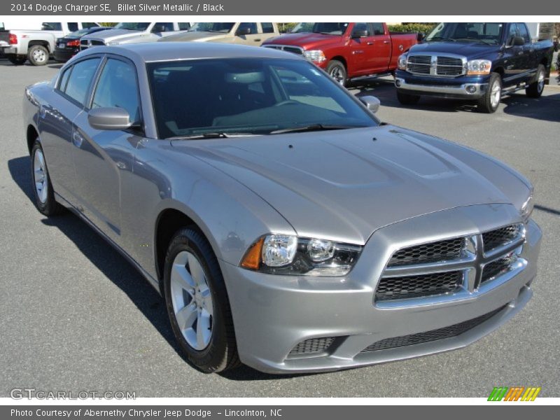 Billet Silver Metallic / Black 2014 Dodge Charger SE