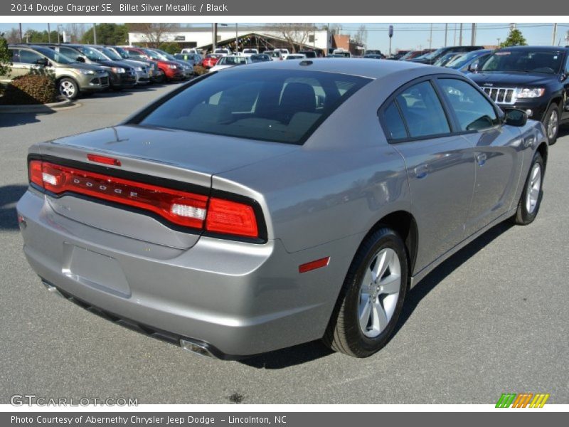 Billet Silver Metallic / Black 2014 Dodge Charger SE