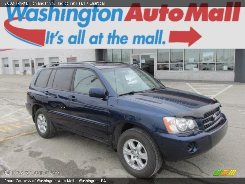 Indigo Ink Pearl / Charcoal 2003 Toyota Highlander V6