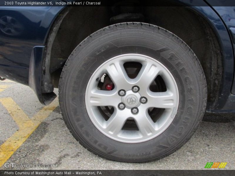 Indigo Ink Pearl / Charcoal 2003 Toyota Highlander V6