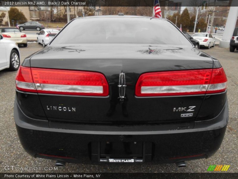 Black / Dark Charcoal 2012 Lincoln MKZ AWD