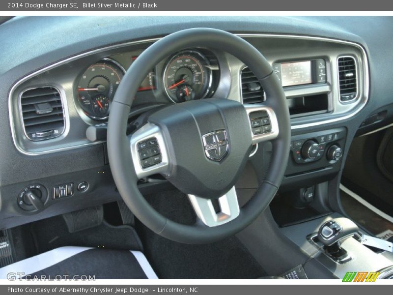 Billet Silver Metallic / Black 2014 Dodge Charger SE
