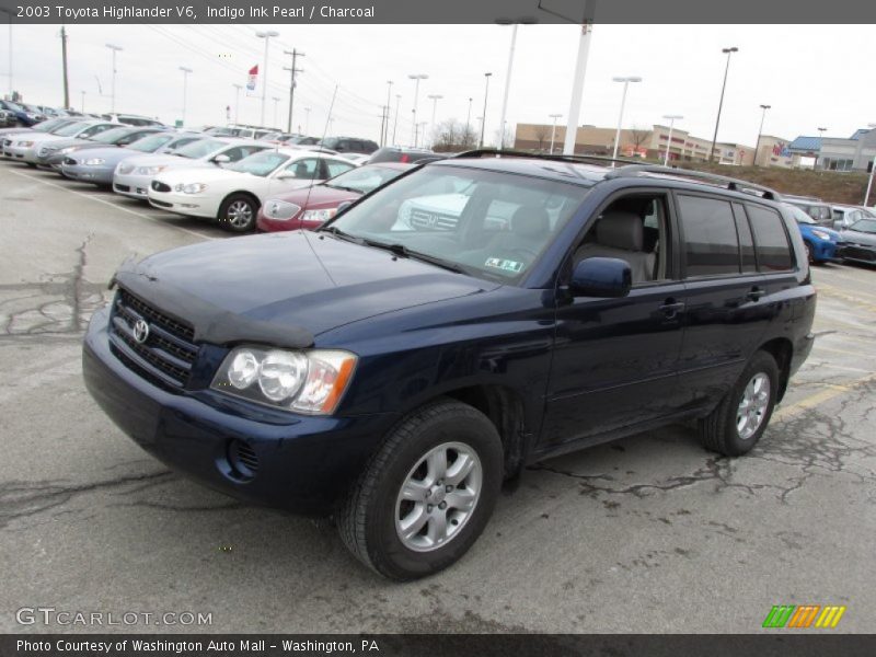 Indigo Ink Pearl / Charcoal 2003 Toyota Highlander V6