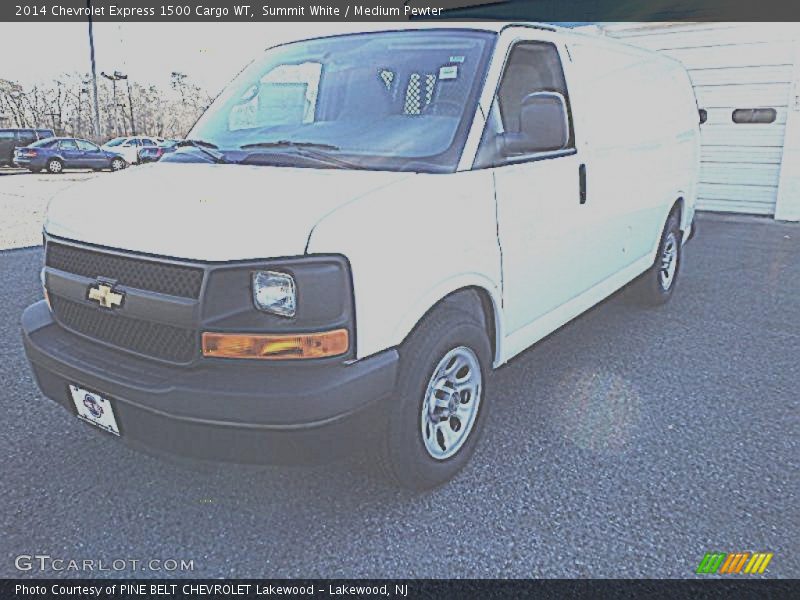 Summit White / Medium Pewter 2014 Chevrolet Express 1500 Cargo WT