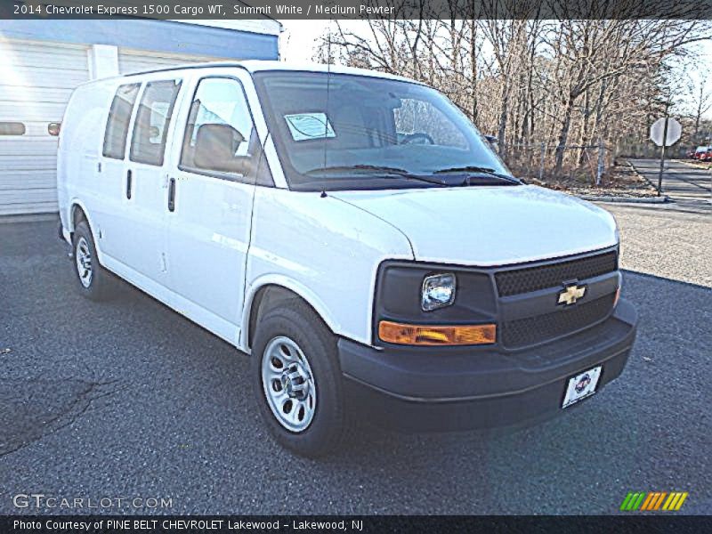 Summit White / Medium Pewter 2014 Chevrolet Express 1500 Cargo WT