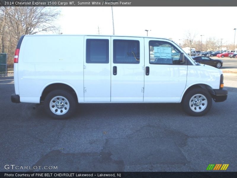 Summit White / Medium Pewter 2014 Chevrolet Express 1500 Cargo WT