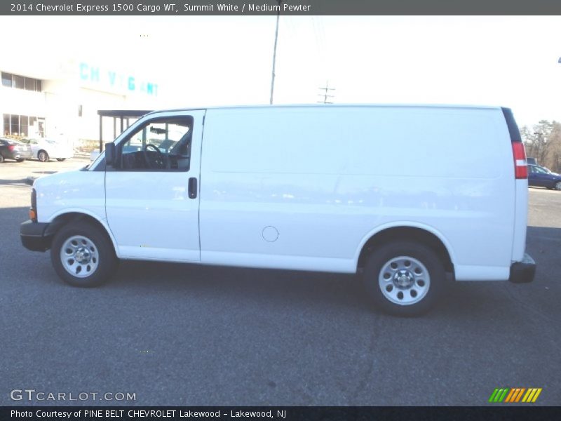 Summit White / Medium Pewter 2014 Chevrolet Express 1500 Cargo WT