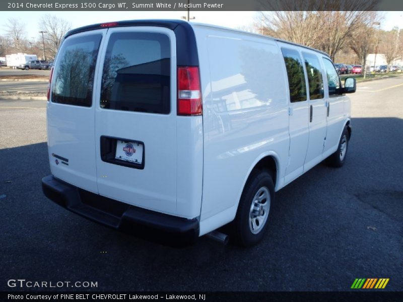 Summit White / Medium Pewter 2014 Chevrolet Express 1500 Cargo WT