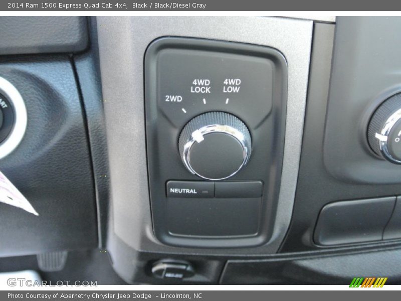 Black / Black/Diesel Gray 2014 Ram 1500 Express Quad Cab 4x4