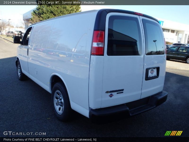 Summit White / Medium Pewter 2014 Chevrolet Express 1500 Cargo WT