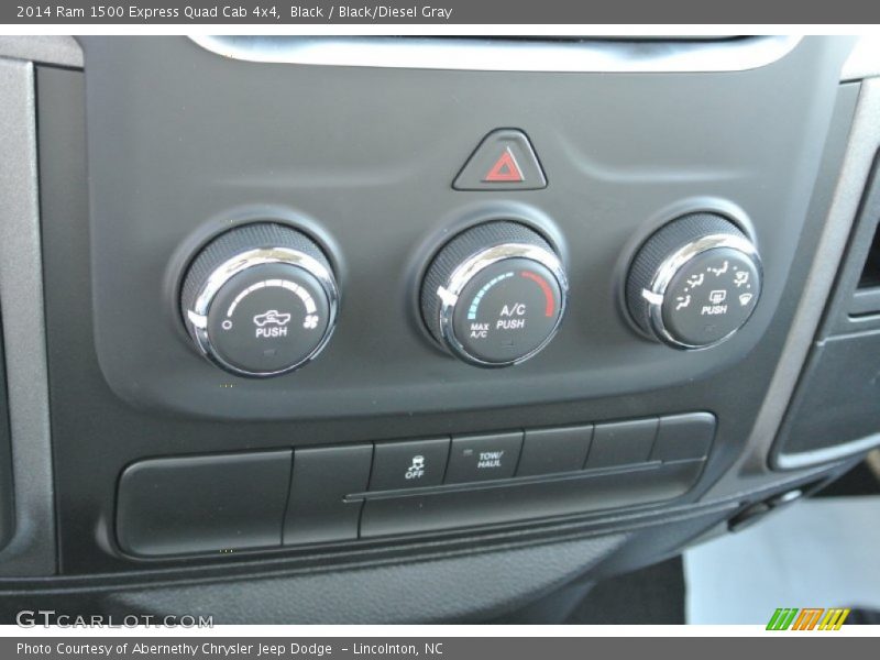 Black / Black/Diesel Gray 2014 Ram 1500 Express Quad Cab 4x4