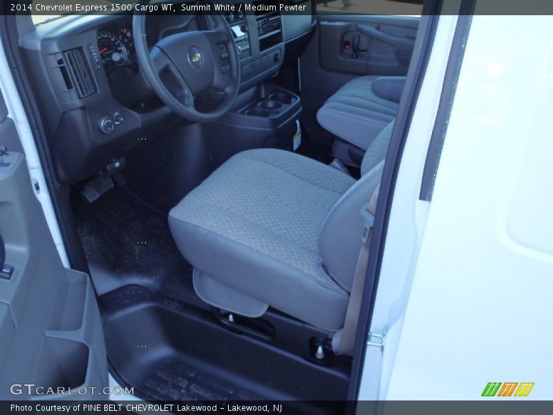 Summit White / Medium Pewter 2014 Chevrolet Express 1500 Cargo WT