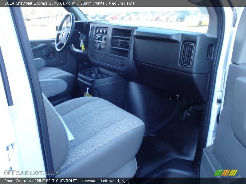 Summit White / Medium Pewter 2014 Chevrolet Express 1500 Cargo WT