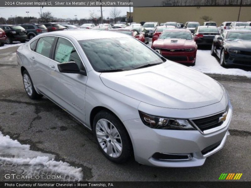 Silver Ice Metallic / Jet Black/Dark Titanium 2014 Chevrolet Impala LS