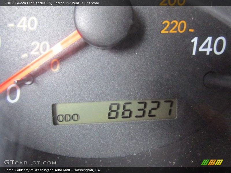 Indigo Ink Pearl / Charcoal 2003 Toyota Highlander V6
