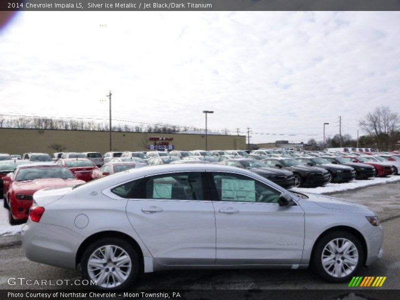 Silver Ice Metallic / Jet Black/Dark Titanium 2014 Chevrolet Impala LS