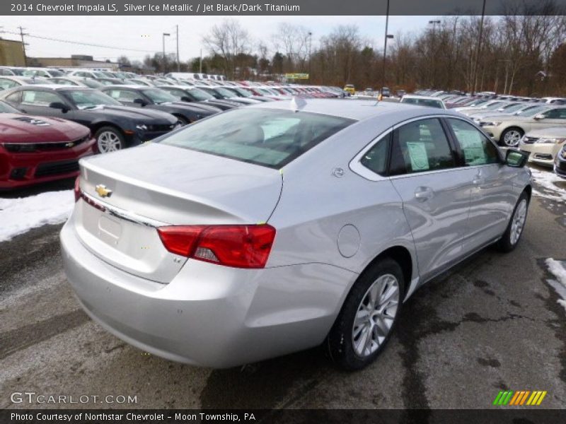Silver Ice Metallic / Jet Black/Dark Titanium 2014 Chevrolet Impala LS