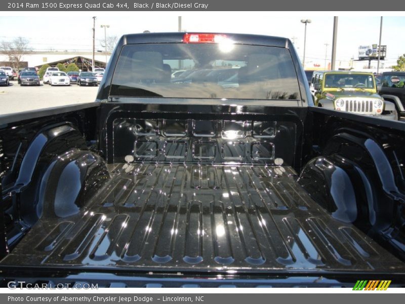 Black / Black/Diesel Gray 2014 Ram 1500 Express Quad Cab 4x4