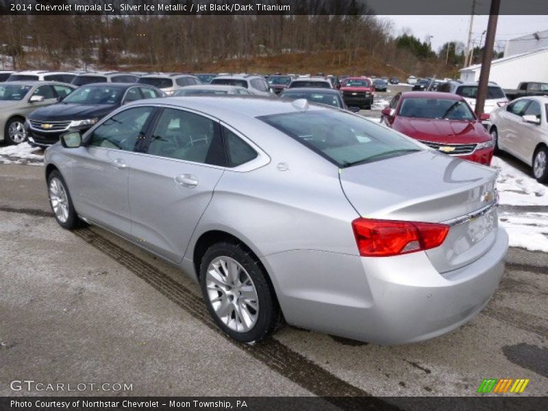Silver Ice Metallic / Jet Black/Dark Titanium 2014 Chevrolet Impala LS