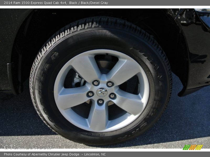 Black / Black/Diesel Gray 2014 Ram 1500 Express Quad Cab 4x4