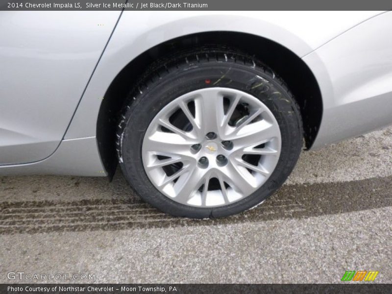 Silver Ice Metallic / Jet Black/Dark Titanium 2014 Chevrolet Impala LS