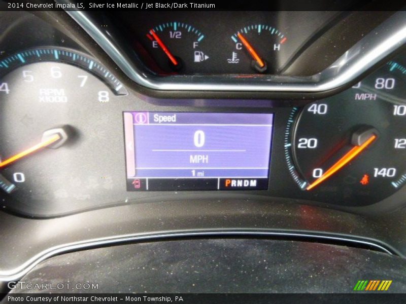 Silver Ice Metallic / Jet Black/Dark Titanium 2014 Chevrolet Impala LS
