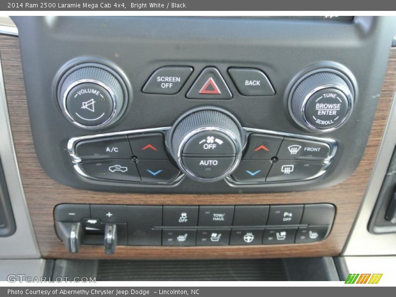 Controls of 2014 2500 Laramie Mega Cab 4x4