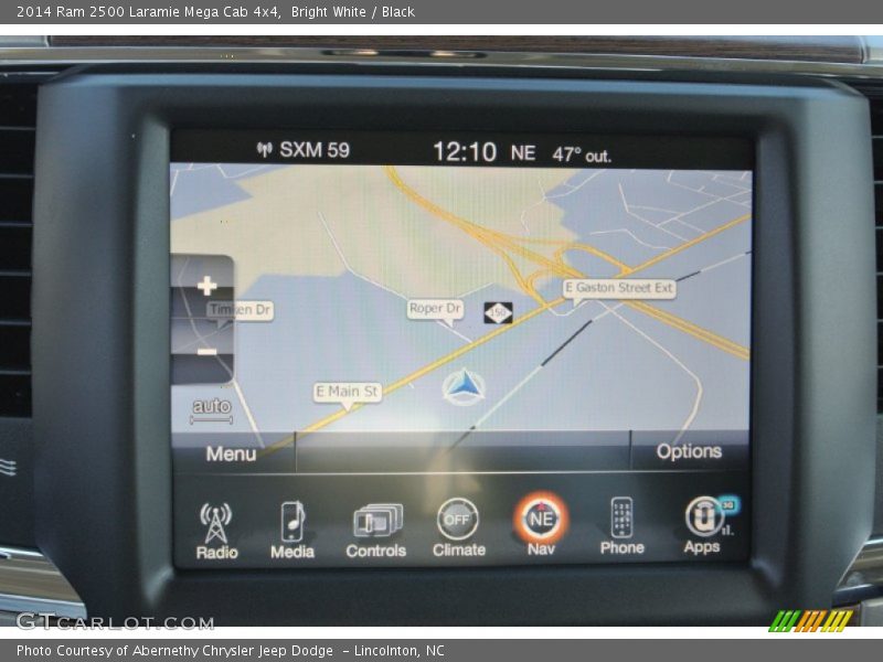 Bright White / Black 2014 Ram 2500 Laramie Mega Cab 4x4