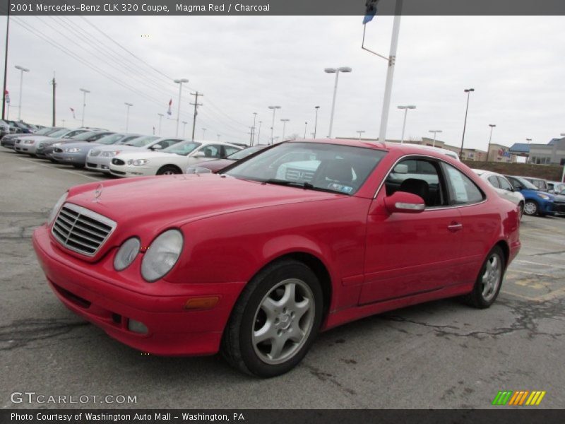 Magma Red / Charcoal 2001 Mercedes-Benz CLK 320 Coupe