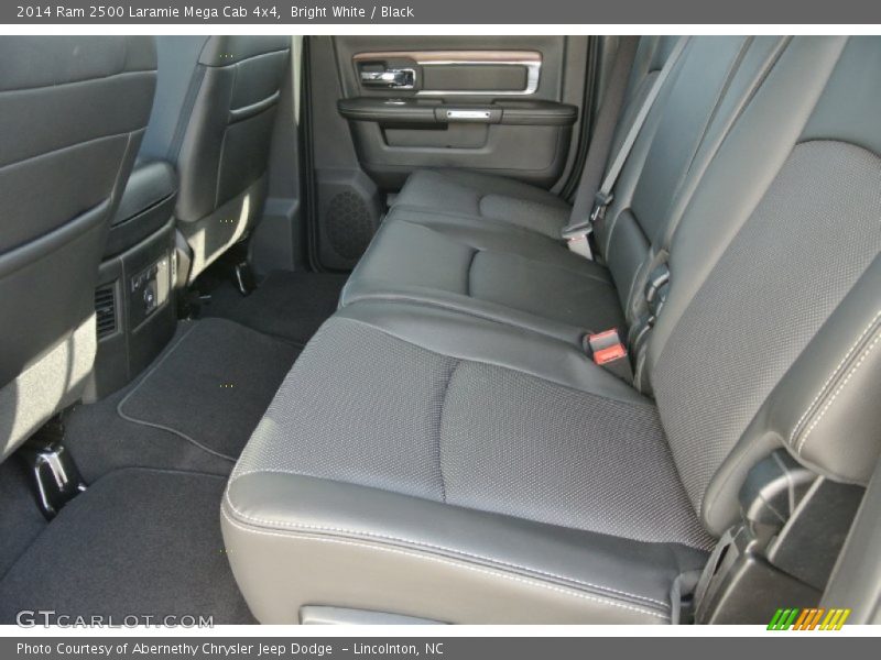 Bright White / Black 2014 Ram 2500 Laramie Mega Cab 4x4