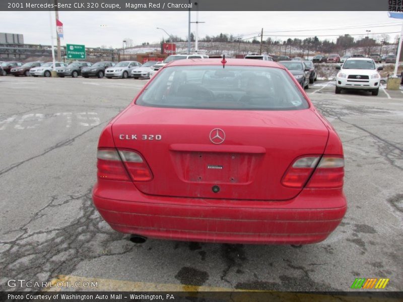 Magma Red / Charcoal 2001 Mercedes-Benz CLK 320 Coupe