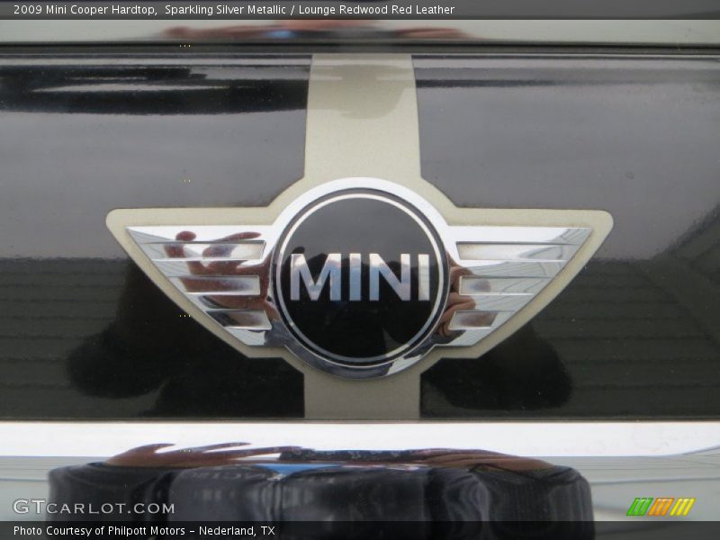 Sparkling Silver Metallic / Lounge Redwood Red Leather 2009 Mini Cooper Hardtop