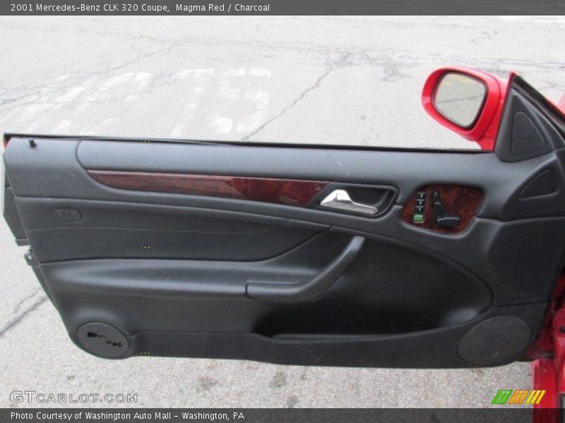 Magma Red / Charcoal 2001 Mercedes-Benz CLK 320 Coupe