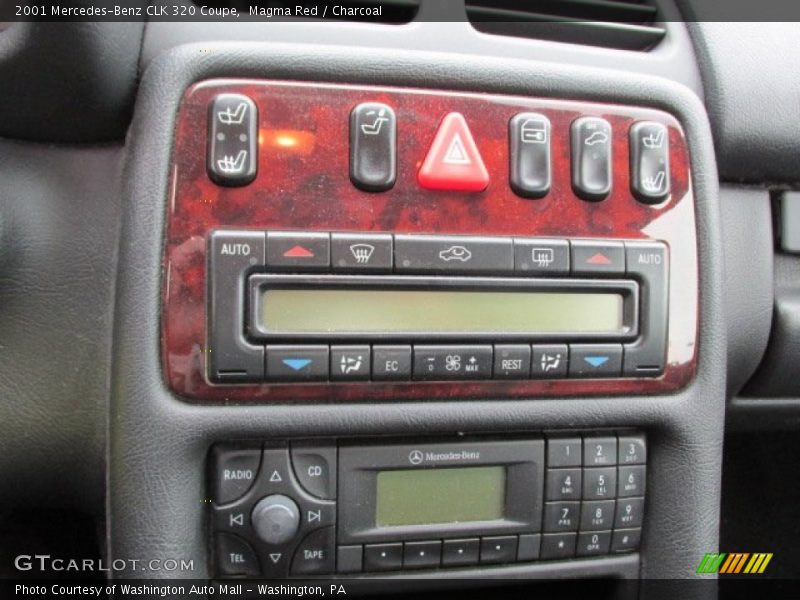 Magma Red / Charcoal 2001 Mercedes-Benz CLK 320 Coupe