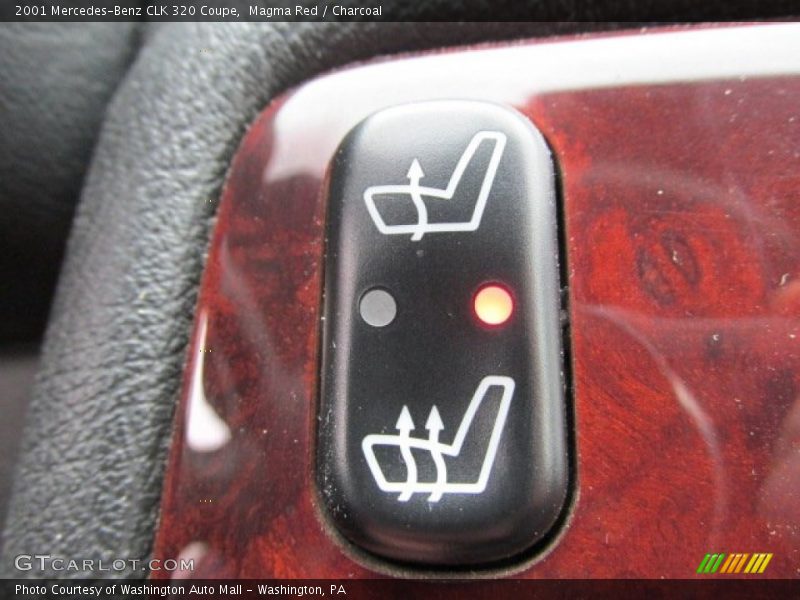 Magma Red / Charcoal 2001 Mercedes-Benz CLK 320 Coupe