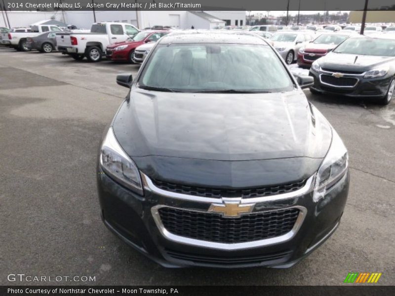 Ashen Gray Metallic / Jet Black/Titanium 2014 Chevrolet Malibu LS