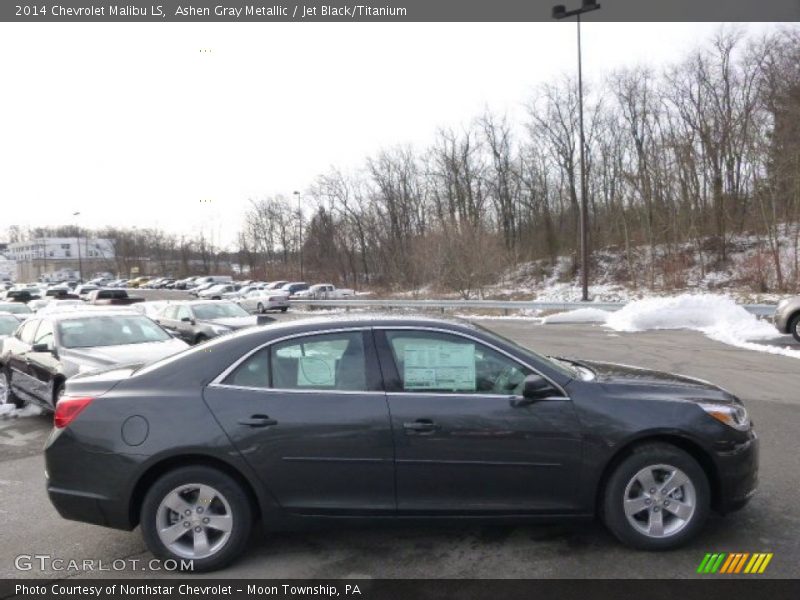 Ashen Gray Metallic / Jet Black/Titanium 2014 Chevrolet Malibu LS