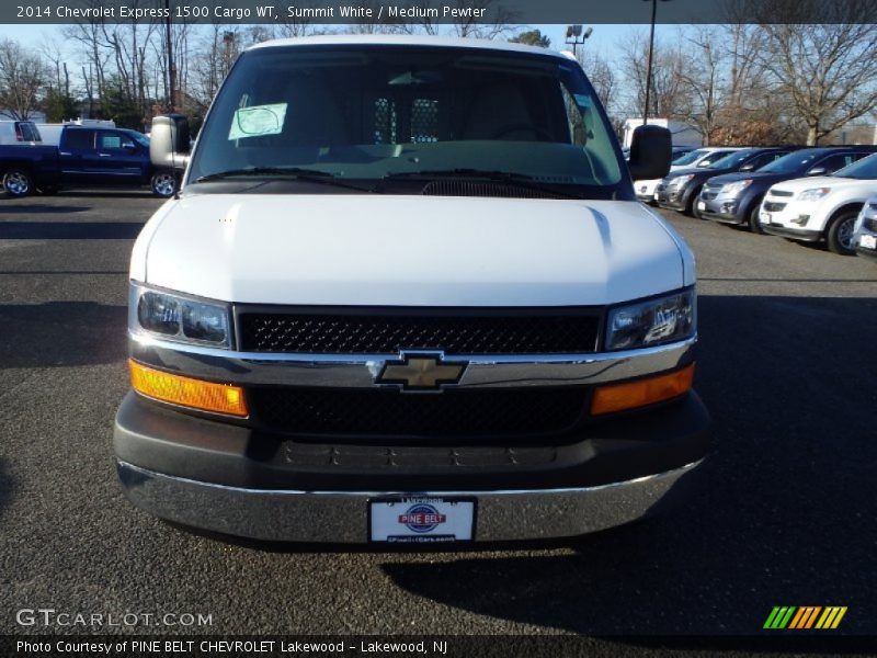 Summit White / Medium Pewter 2014 Chevrolet Express 1500 Cargo WT