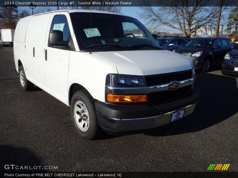 Summit White / Medium Pewter 2014 Chevrolet Express 1500 Cargo WT