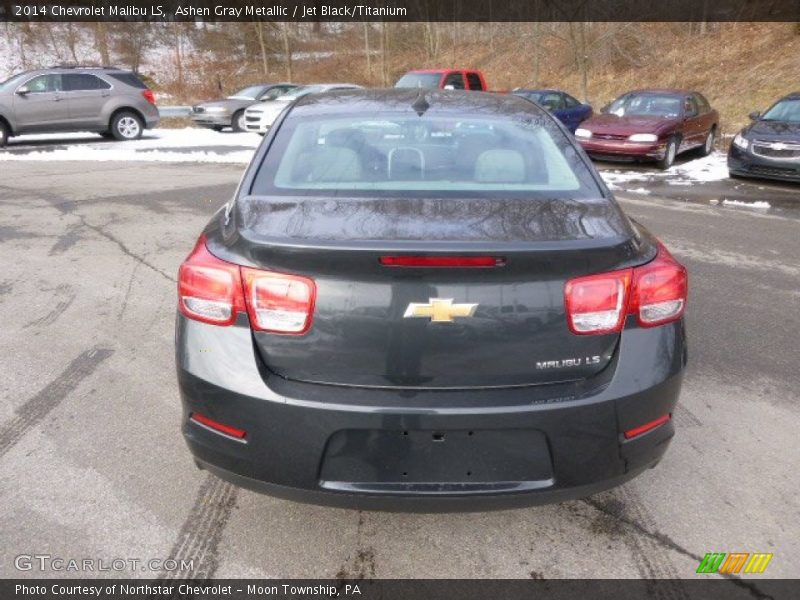 Ashen Gray Metallic / Jet Black/Titanium 2014 Chevrolet Malibu LS