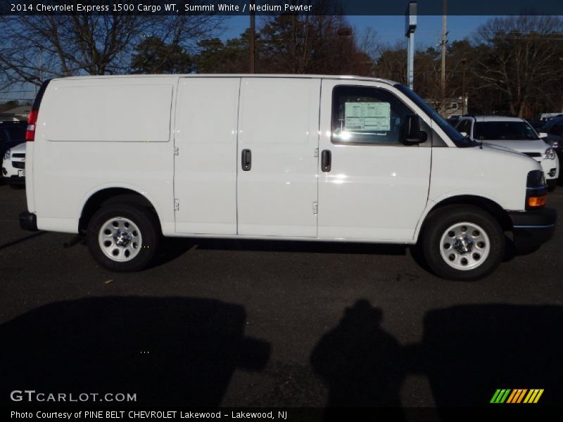 Summit White / Medium Pewter 2014 Chevrolet Express 1500 Cargo WT