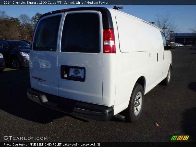 Summit White / Medium Pewter 2014 Chevrolet Express 1500 Cargo WT