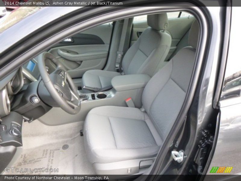 Ashen Gray Metallic / Jet Black/Titanium 2014 Chevrolet Malibu LS