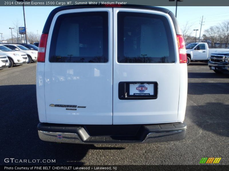 Summit White / Medium Pewter 2014 Chevrolet Express 1500 Cargo WT