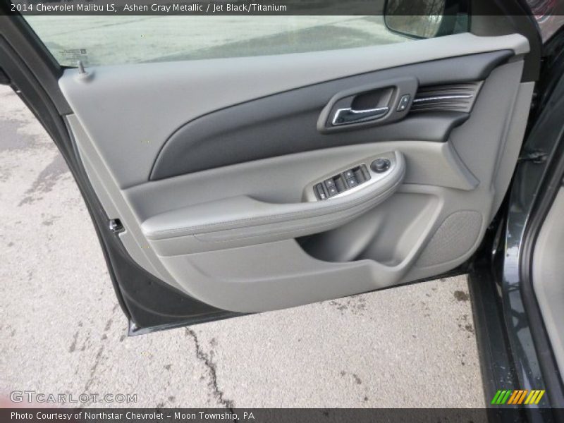 Ashen Gray Metallic / Jet Black/Titanium 2014 Chevrolet Malibu LS