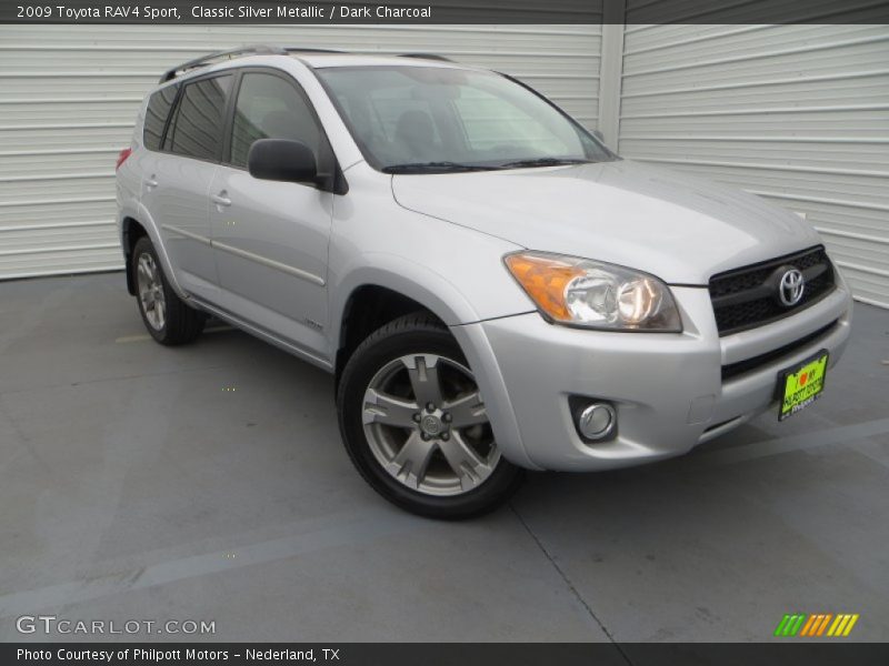 Classic Silver Metallic / Dark Charcoal 2009 Toyota RAV4 Sport