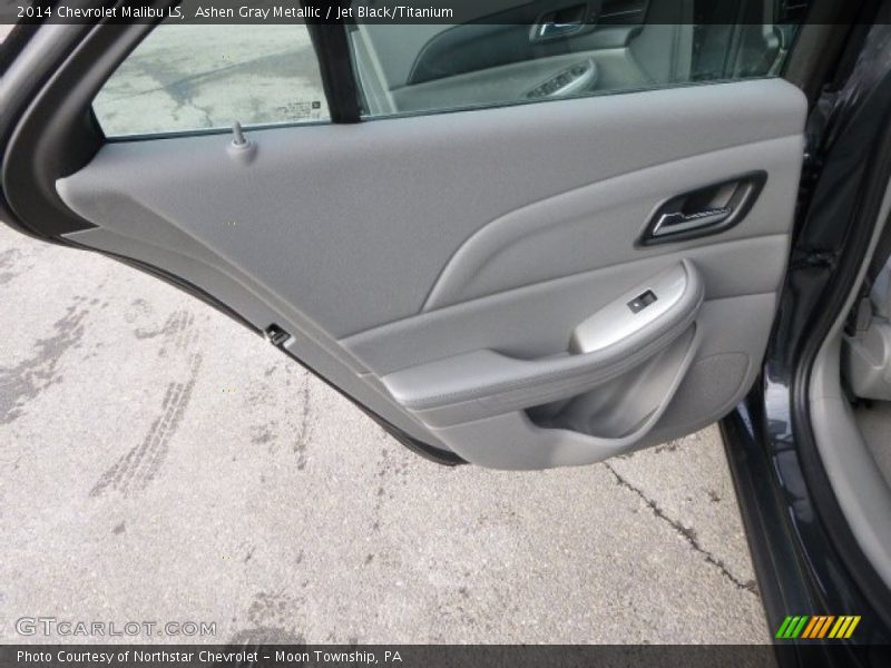 Ashen Gray Metallic / Jet Black/Titanium 2014 Chevrolet Malibu LS